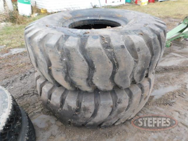 (2) 18.00-24 tires